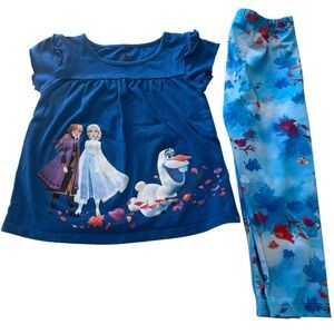 Official Disney Park Frozen Pajamas Set Size 2T